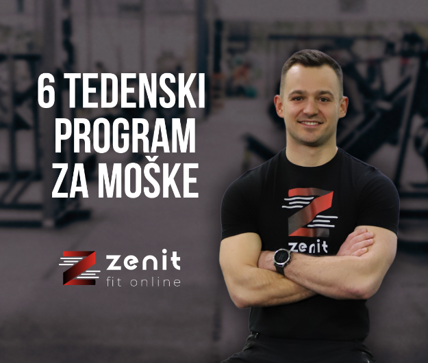 Slika 6 TEDENSKI PROGRAM ZA MOŠKE